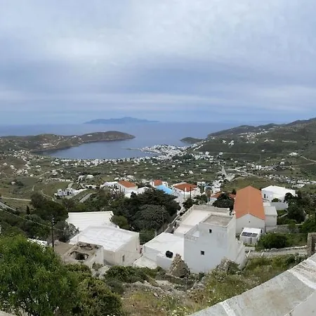 펜션 Sea Esta Stylish Family Home, Sea View Serifos Town